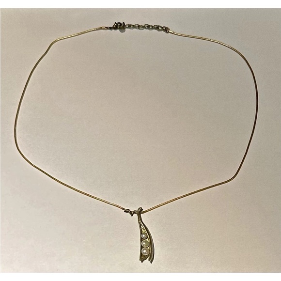 Michael Michaud Pea Pod Necklace and Pendant - Picture 3 of 7